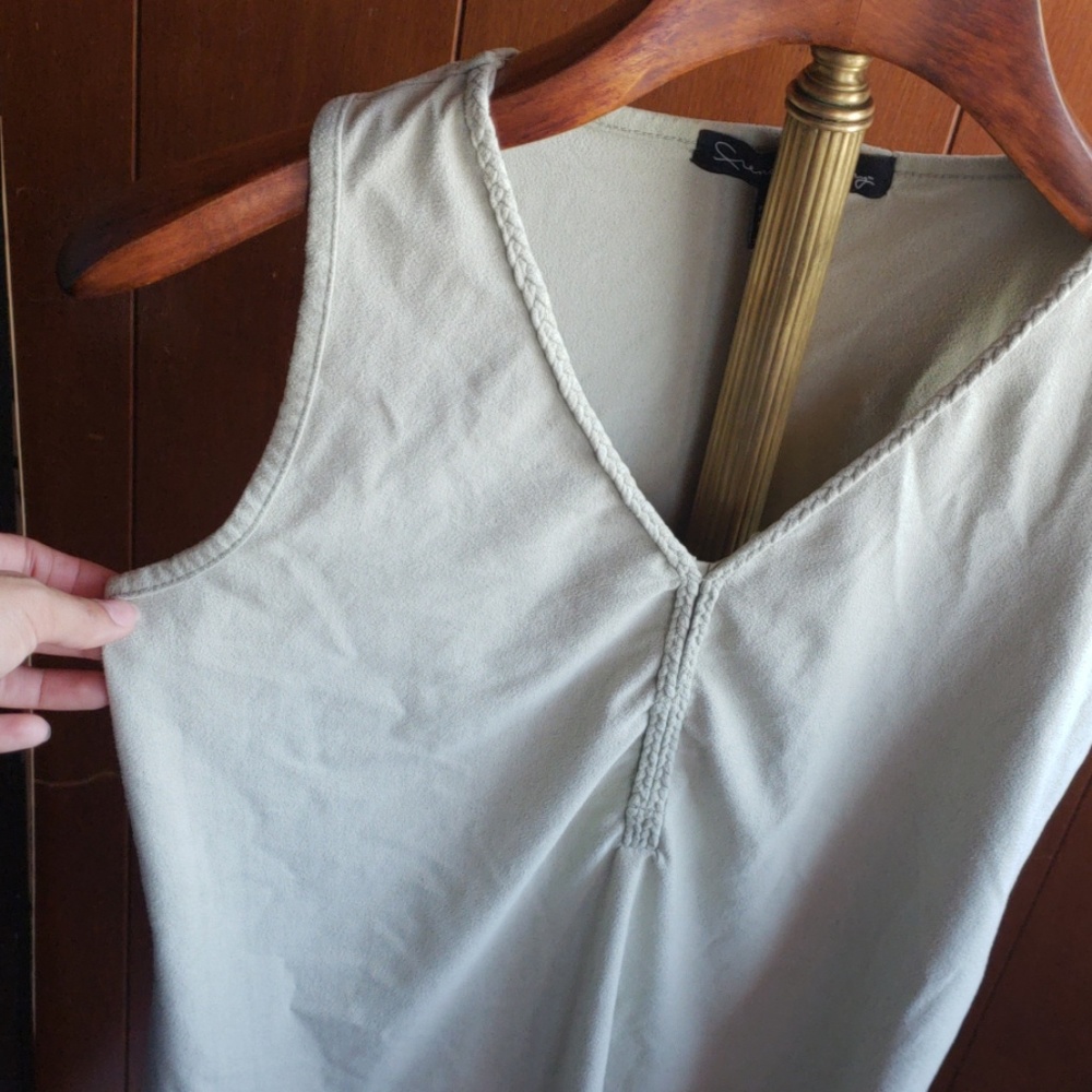 Suede top